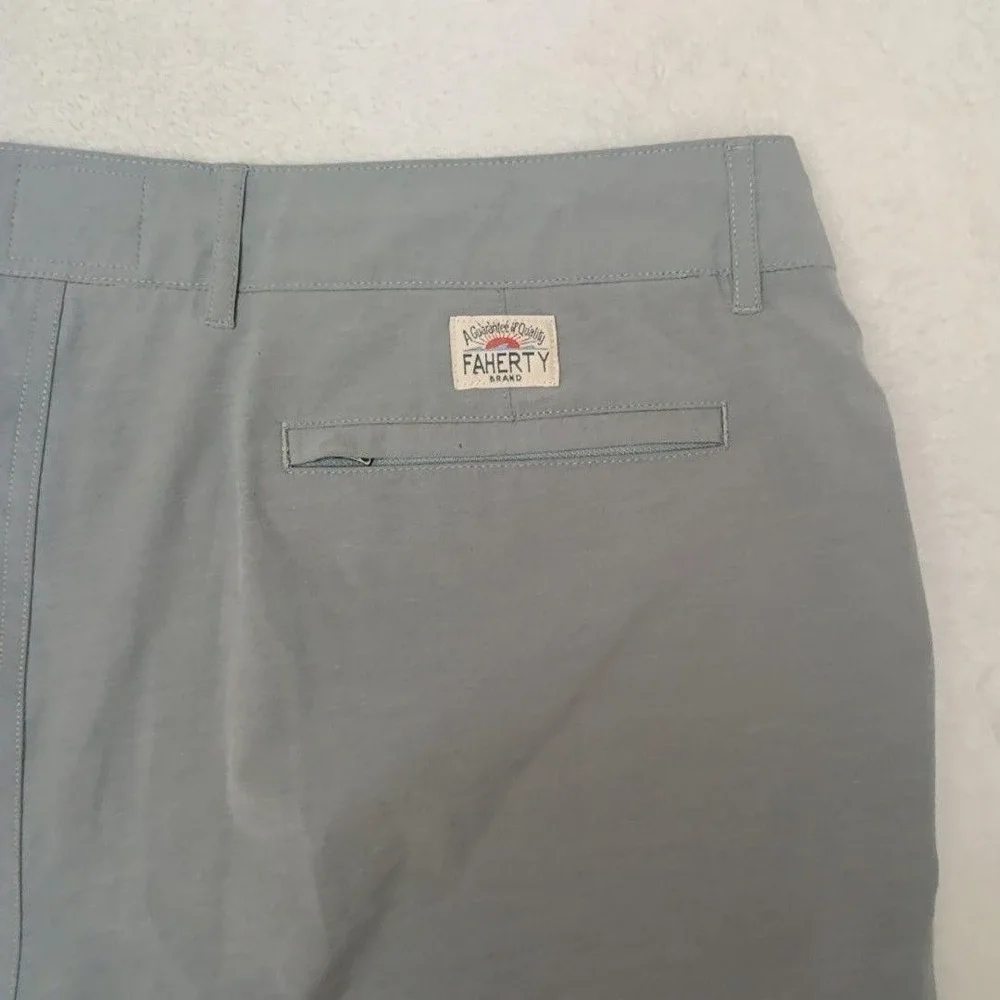 Faherty Shorts Mens 38 Gray 7
